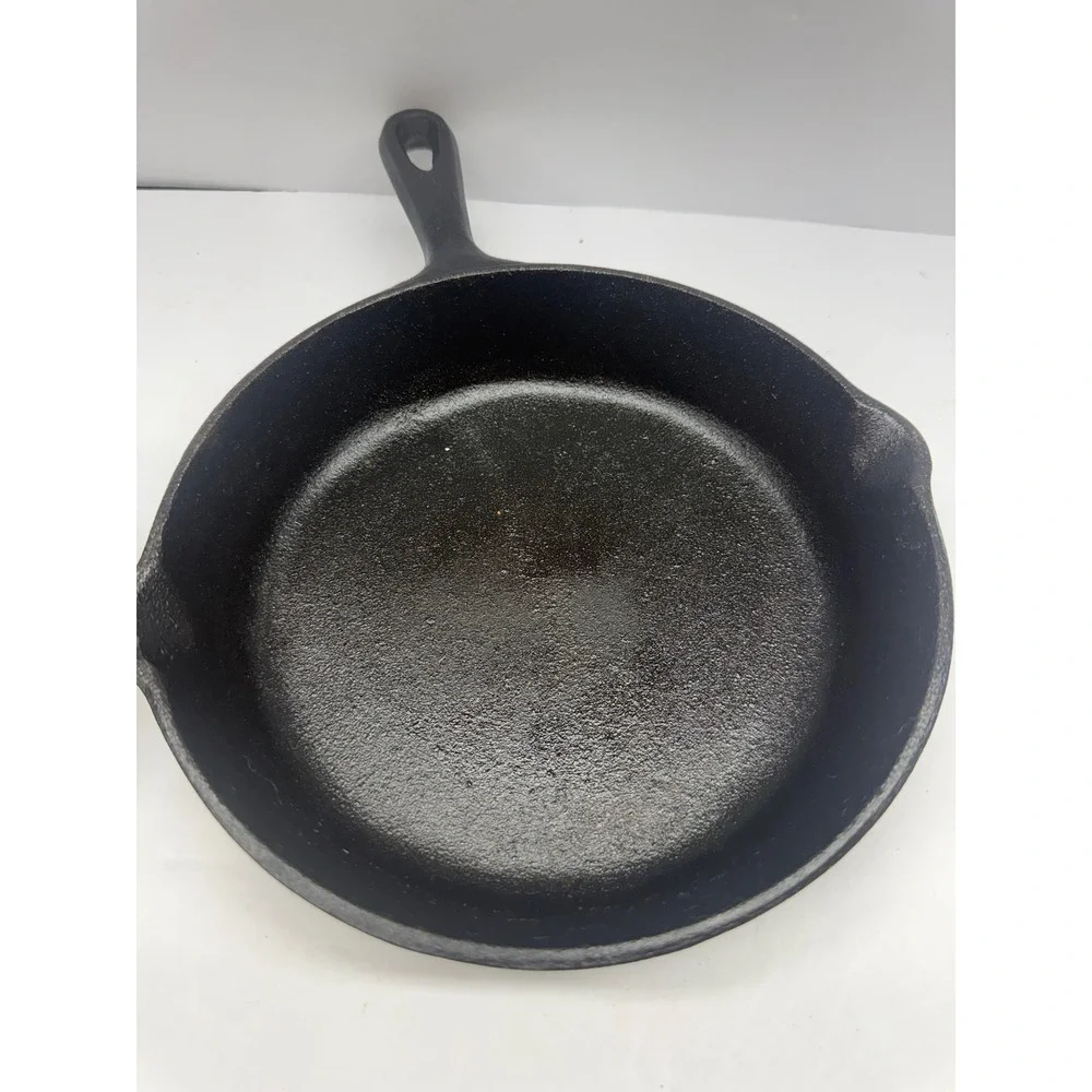 CookTools Cast Iron Skillet Set 2 Piece 6.5 and 8 Inch Black Frying Pans